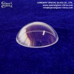 OEM Anti-reflective Coating Optical Hemispherical Dome for CCTV Photography for sale