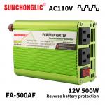 500va 60Hz Modified Inverter Overload Protection 12vdc To 110vac Inverter for sale