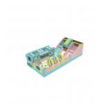 Pastel Color Bouncy Castle With Big Slides Kids Playground for sale