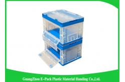China Solid Collapsible Plastic Containers , Foldable plastic storage bins supplier