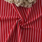 Pure Cotton Striped Knit Fabric , Combing Color Striped Fabric For Jersey for sale
