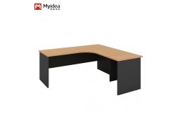 China Single Computer Desk With Cabinet Storage supplier