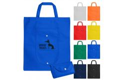 China Reusable Non Woven Foldable Shopping Bag Custom Printing For Grocery supplier