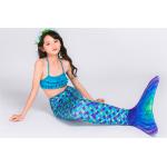 Customized Design Children's Swimming Mermaid Tail Blue Purple Color for sale