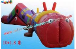 China Funny Backyard Outdoor Playground Kids Commercial Big Inflatable Obstacle Course supplier