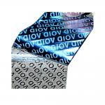 Customize Logo Die Cut Tamper Evident Security Labels for sale