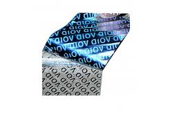 China Customize Logo Die Cut Tamper Evident Security Labels supplier