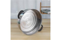 China All - Season Household Stackable Steamer Pot Two Layers  With Handle supplier
