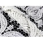Heavy Embroidey Polyester Lace Fabric With French Venice Guipure DTM Azo Free