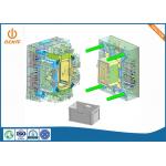 China Custom ABS PC POM PMMA PA6 Plastic Injection Mold For Turnover Box manufacturer