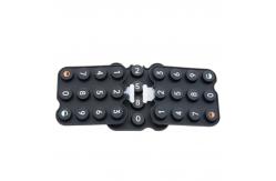 China Customized Silicone Calculator Buttons, Various Control Panel Rubber Buttons, Conductive supplier