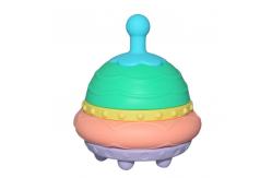China Customizable Children'S Educational Toy Hamburger Silicone Stacking Toy supplier