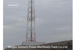 China ANSI 4 Legged Lattice Antenna Tower Galvanized Steel Angular With Bracket supplier
