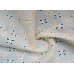 Embroidery Cotton Crochet Lace Fabric By The Yard With Holes For Garment 130cm for sale