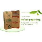 Custom Heavy Duty Lawn Waste Paper Bags Bulk for sale