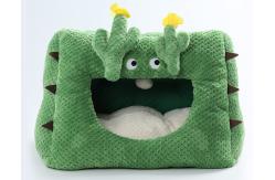 China Large Cat Bed Cave With Removable Washable Cushioned Pillow supplier