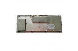 China 108 Keys Ruggedized Industrial Membrane Keyboard OMRON Switch Technology With Backlight supplier