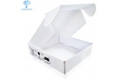 China Recyclable Embossing Shoe Mailer Boxes 4C Printing Corrugated Cardboard Mailers supplier