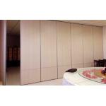 Banquet Hall Movable Wall Partitions , Melamine Surface Sliding Acoustic Room Divider for sale