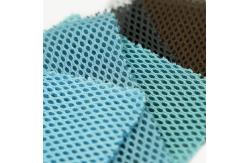China 150GSM Sandwich Breathable Polyester Mesh Fabric Elasticity For Mattress supplier