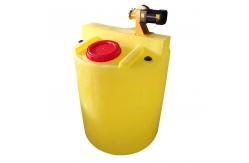 China Round PE Plastic Agitator Mixing Tank Chemical Blending Tanks 275 gallon supplier