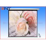 120 Inch Motorized Projector Screen Wall Mount With RF Remote Control