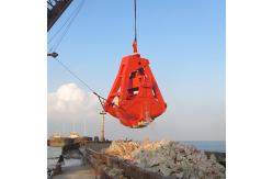 China Heavy Duty NM400 Mechanical Grab Bucket 2 Peel Dredging Clamshell Material Bulk Cargo supplier