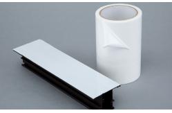 China Milk White Printing 2100MM 150MIC Window Extrusion Profile Protection Tape supplier