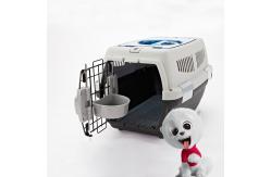 China PP Plastic Dog Cat Transport Cage OEM ODM Travel Carrier With Skylight supplier
