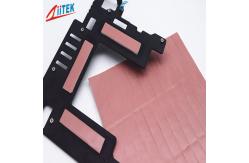 China 3.0mmT Soft And Compressible Silicone Pads For Low Stress Applications supplier