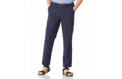 China 48% Cotton Mens Casual Linen Pants Breathable with Drawstring supplier