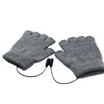 Women Men Electric Heating Gloves USB Thermal Grey Color For Sports Skiing for sale