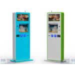 Standing Card Dispenser Self Checkout Kiosk 19 Touch Screen All In One Payment for sale
