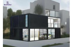 China Customized 2 Story Modular Prefab Villa With Light Steel And Sandwich Panel supplier