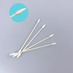 Double Pointy Mini Compressed Cotton Head Micro Swab 3 Inch 3mm for sale