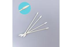 China Double Pointy Mini Compressed Cotton Head Micro Swab 3 Inch 3mm supplier