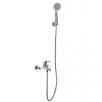 Wall-mounted Handshower Bathroom Single Lever Bath Round Shower Household Sanitary Ware for sale