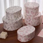Souvenir Gift Box Oval Box Baking Packaging Candy Tiramisu Packaging Box Party Event Gift Box for sale