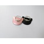 Cat Shape Rose Gold Matte Black Mobile Phone Holder Ring for sale