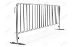 China Temporary Road Crowd Control Barrier Fence Systems / Line Control Police Barriers supplier