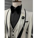 Slim Fit Mens Tuxedo Suit Special Style Grey Tuxedo Suit