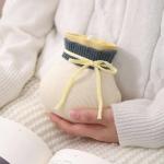 Silicone Hot Water Bottle Bag Hand Feet Warmer Leakproof And Odorless For Hot Compress Pain Relief Cold Compress for sale