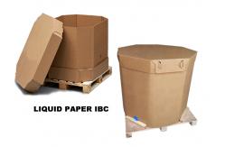China Food Grade Paper IBC Container With Liner For Liquid supplier
