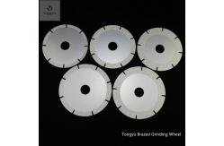 China 100mm Brazed Diamond Tools For Marble Stone Ceramic Quartz Cutting supplier