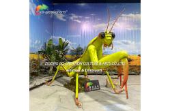 China Animatronic Mantis Simulation Insects Moveable Insects For Theme Park Attractions supplier