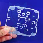 Custom High Temperature Corrosion Resistant Quartz Transparent Opaque Punching Step for sale