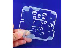 China Custom High Temperature Corrosion Resistant Quartz Transparent Opaque Punching Step supplier