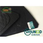 Black Men Garment Shoulder Padding With Polyester / Cotton / Glue