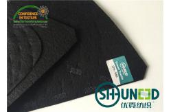 China Black Men Garment Shoulder Padding With Polyester / Cotton / Glue supplier