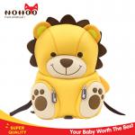 lovely lion cartoon preschool animal backpack custom children‘s backpack for sale